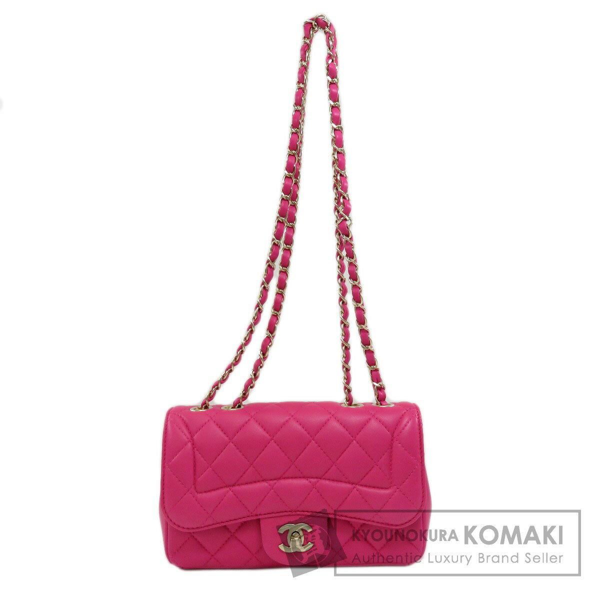 シャネル チェーンショルダー マトラッセ ゴールド金具 ショルダーバッグ ラムスキン レディース 【中古】【CHANEL】のサムネイル