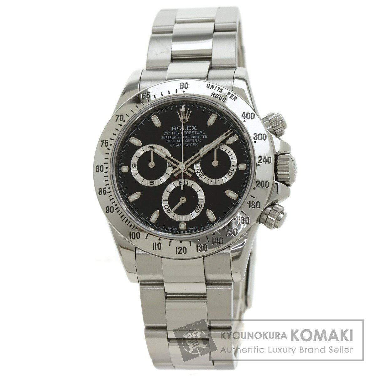 ロレックス 116520 コスモグラフ デイトナ メーカーOH済 腕時計 OH済 ステンレススチール/SS メンズ 【中古】【ROLEX】