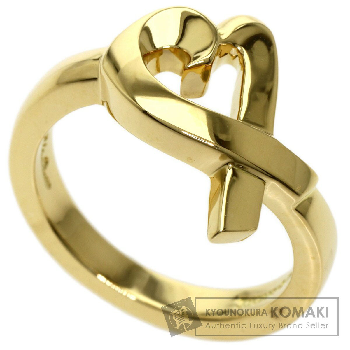 ティファニー ラビングハート リング・指輪 K18イエローゴールド レディース 【中古】【TIFFANY&Co.】のサムネイル