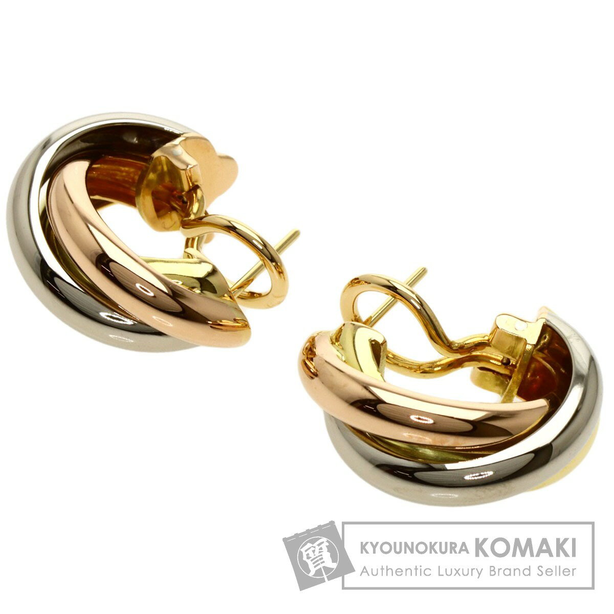 カルティエ トリニティ ピアス K18イエローゴールド/K18WG/K18PG レディース 【中古】【CARTIER】のサムネイル