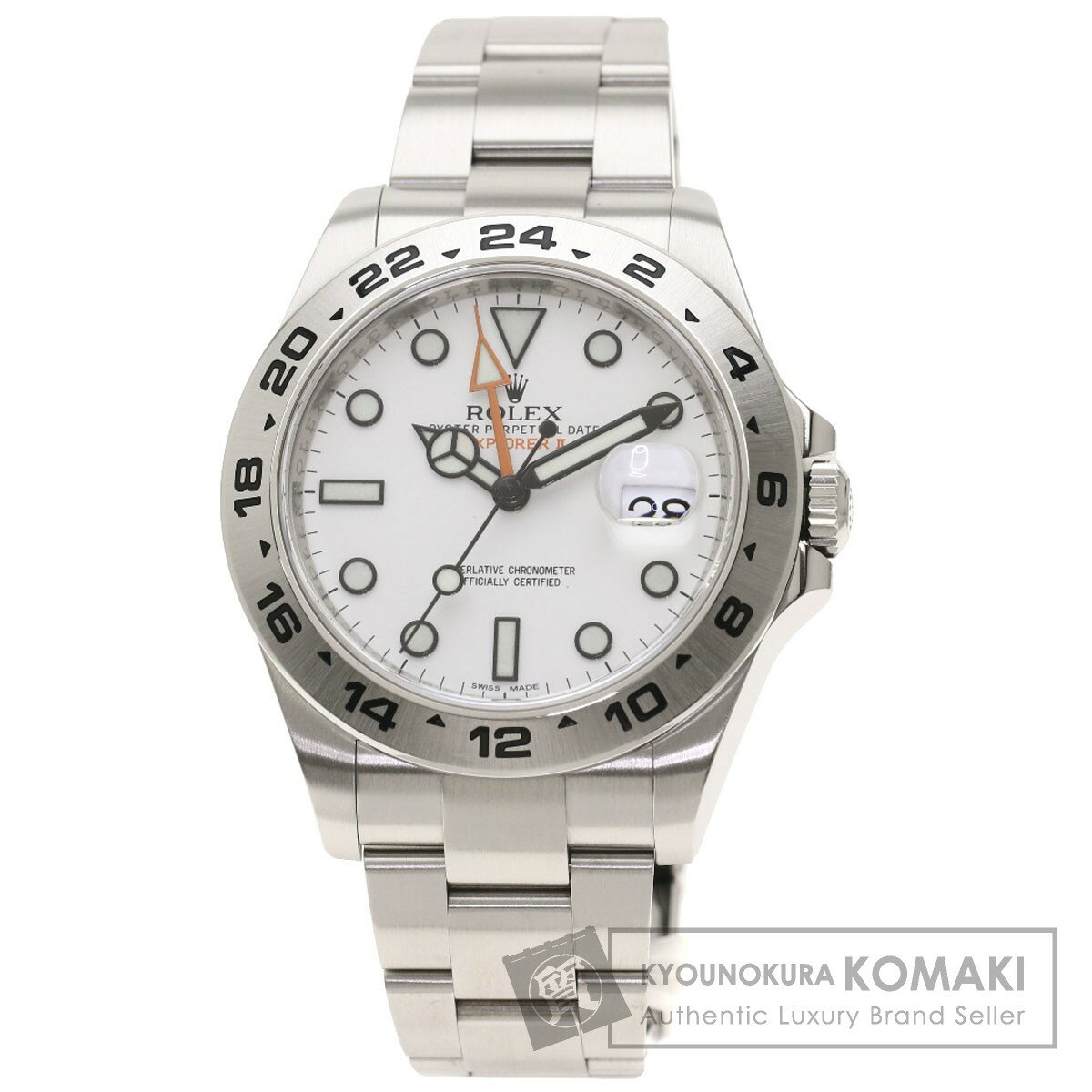 ロレックス 216570 エクスプローラー2 腕時計 ステンレススチール/SS メンズ 【中古】【ROLEX】