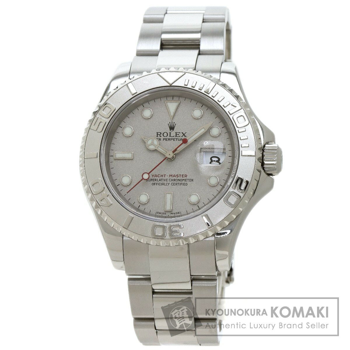 ロレックス 16622 ヨットマスター ロレジウム 腕時計 ステンレススチール/SS/PT メンズ 【中古】【ROLEX】