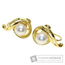 ミキモト パール 真珠 イヤリング K18イエローゴールド レディース 【中古】【MIKIMOTO】