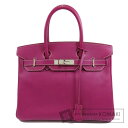 エルメス バーキン30 トスカ シルバー金具 ハンドバッグ エプソン レディース 【中古】【HERMES】