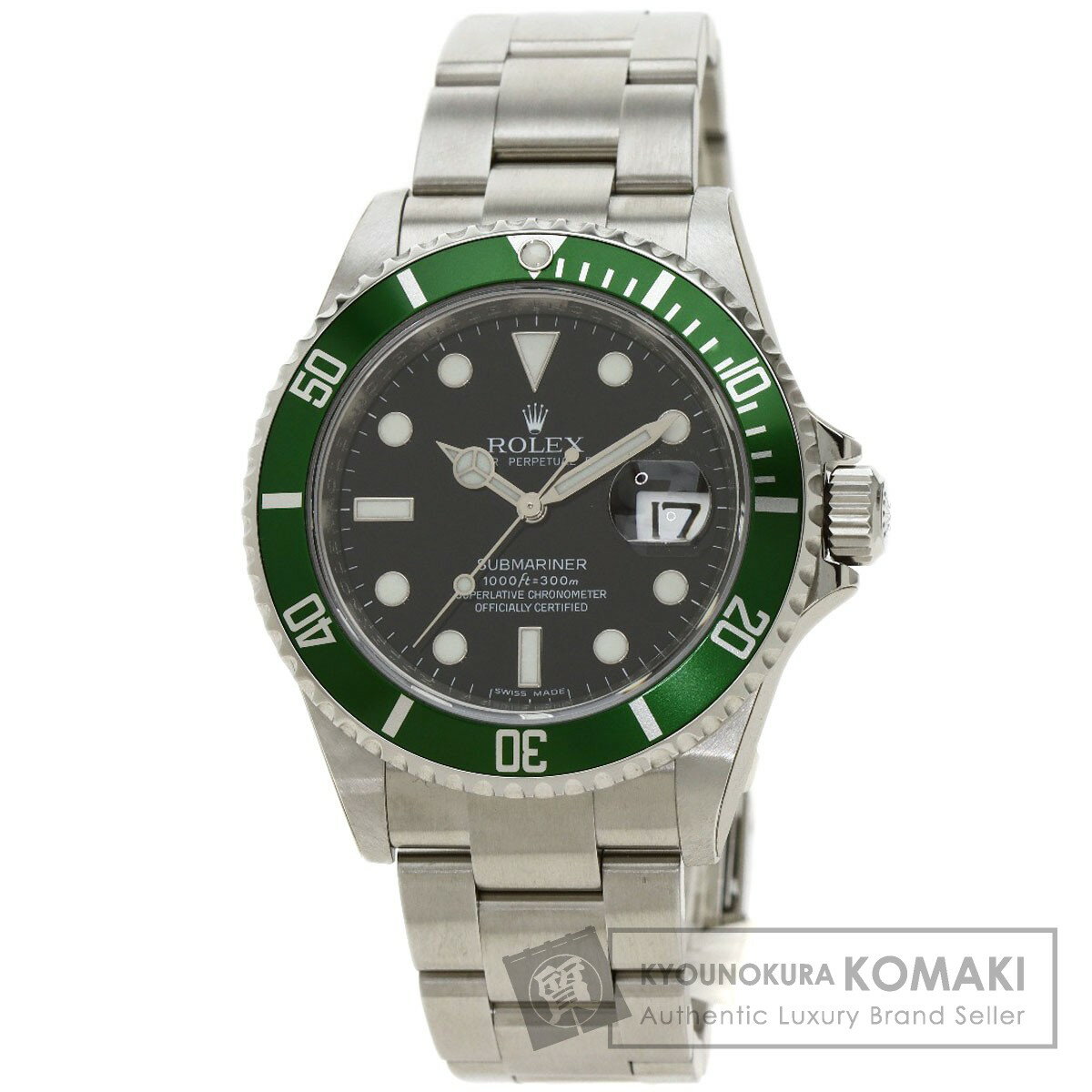 ロレックス 16610LV サブマリーナ デイト 未使用 腕時計 ステンレススチール/SS メンズ 【中古】【ROLEX】