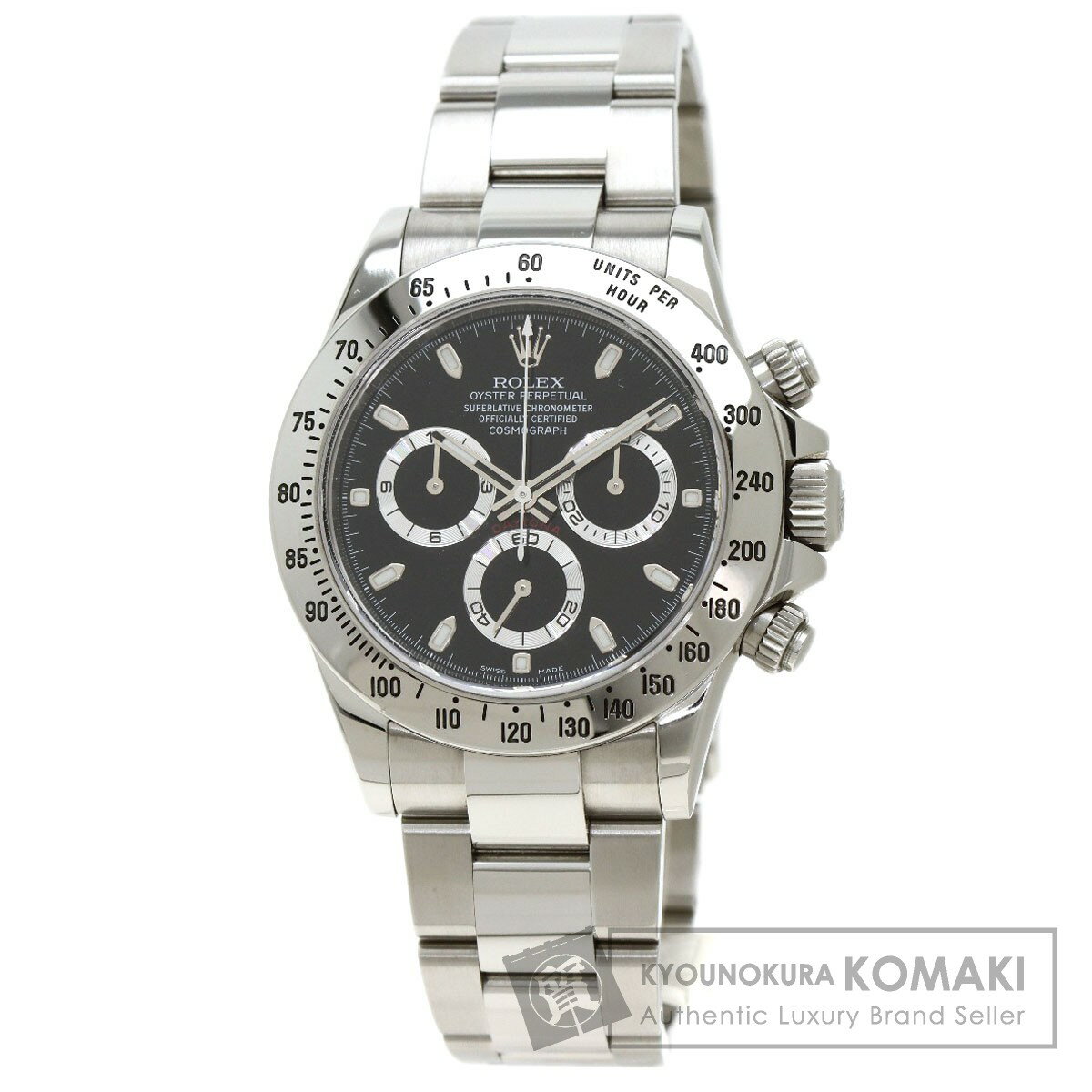 ロレックス 116520 コスモグラフ デイトナ 腕時計 ステンレススチール/SS メンズ 【中古】【ROLEX】