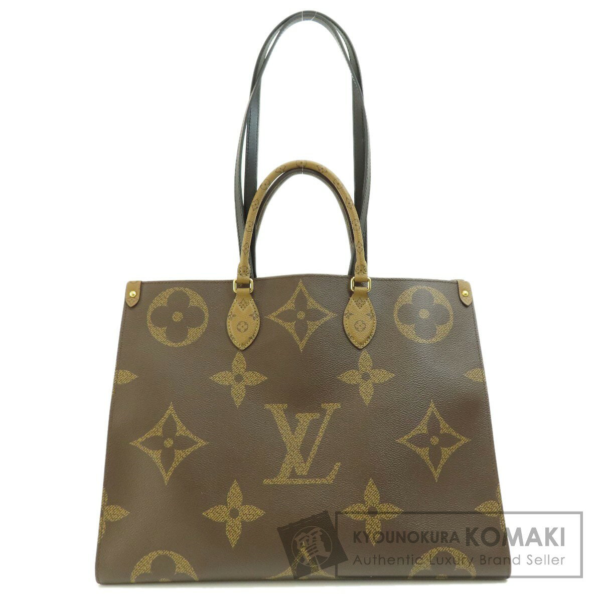 ルイヴィトン M44576 オンザゴーGM ジャイアントモノグラム トートバッグ モノグラムリバース レディース 【中古】【LOUIS VUITTON】