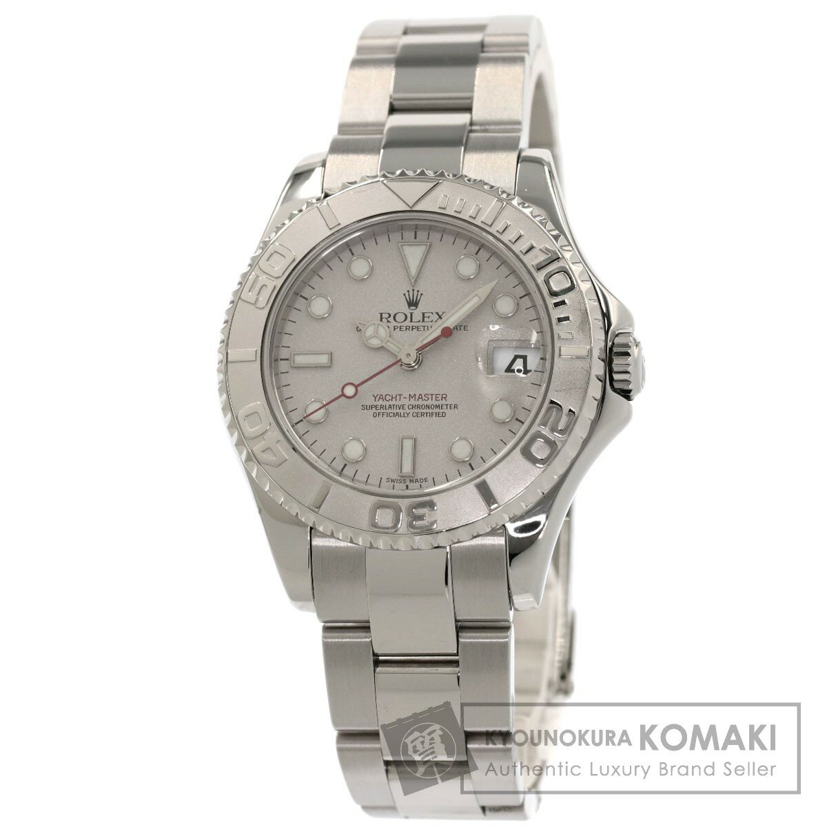 ロレックス 168622 ヨットマスター 腕時計 ステンレススチール/SS/PT ボーイズ 【中古】【ROLEX】