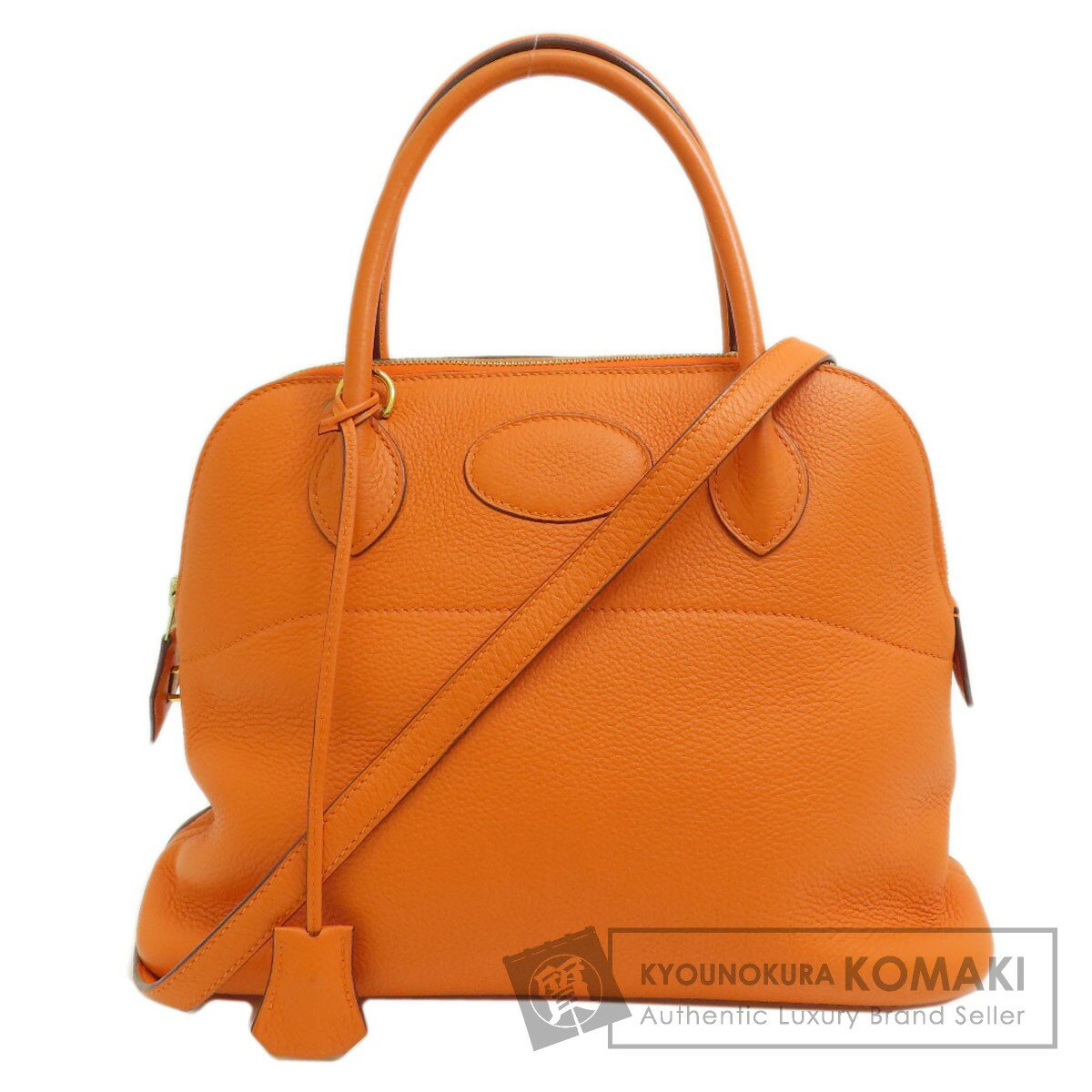 エルメス ボリード31 オレンジ ゴールド金具 ハンドバッグ トリヨン レディース 【中古】【HERMES】