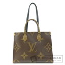 ルイヴィトン M45321 オンザゴーMM モノグラムジャイアント トートバッグ モノグラムリバース レディース 【中古】【LOUIS VUITTON】