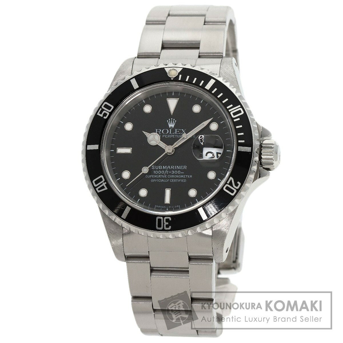 ロレックス 16610 サブマリーナ デイト 腕時計 ステンレススチール/SS メンズ 【中古】【ROLEX】