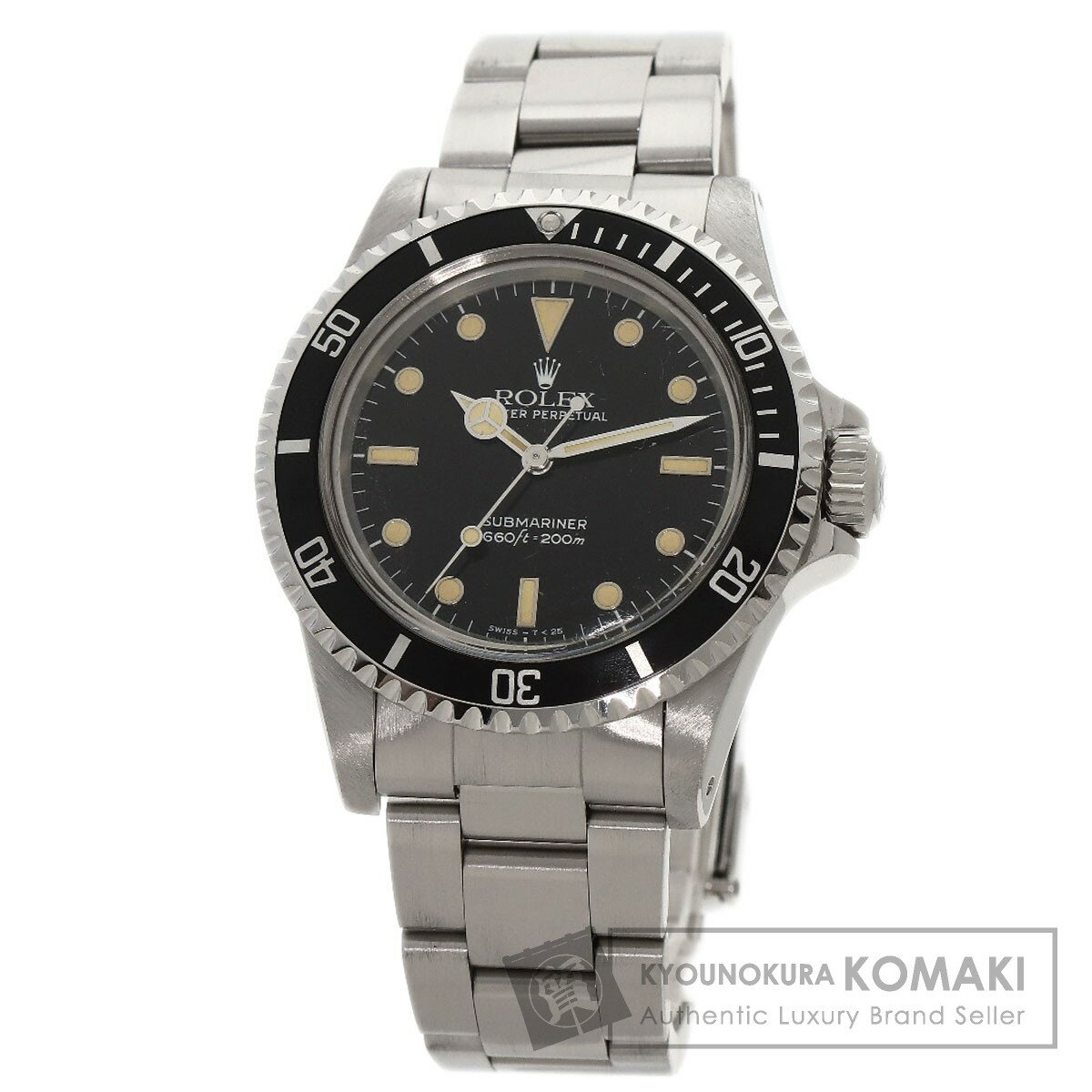 ロレックス 5513 サブマリーナ トリチウム 腕時計 OH済 ステンレススチール/SS メンズ 【中古】【ROLEX】