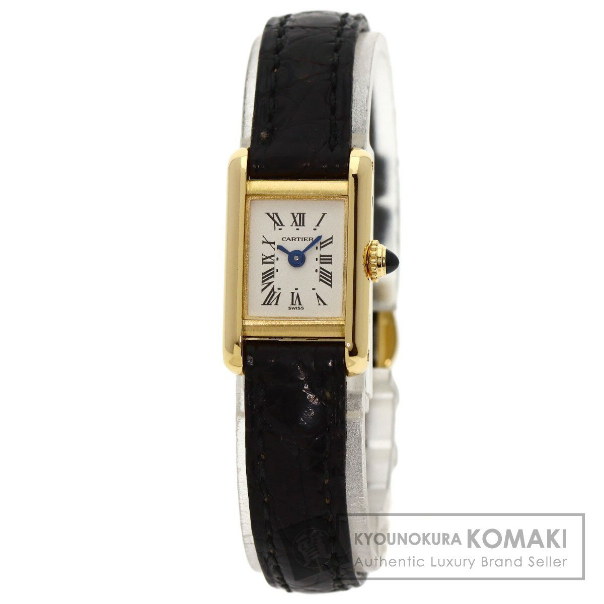 カルティエ ミニタンク 腕時計 K18イエローゴールド/革 レディース 【中古】【CARTIER】のサムネイル