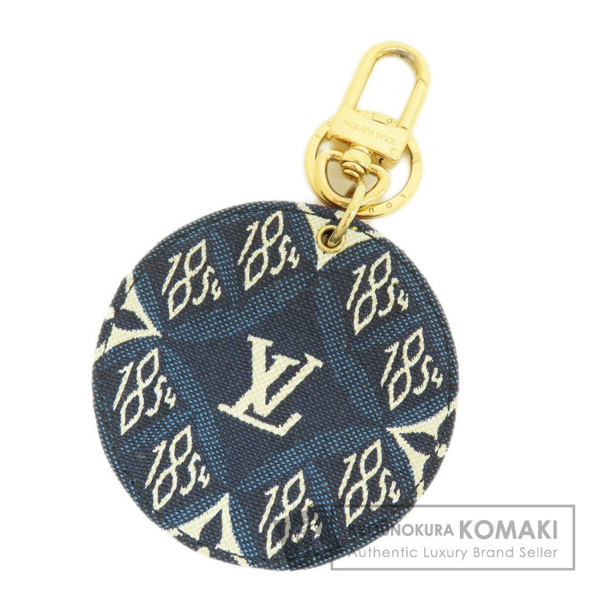 ルイヴィトン MP2848 ポルトクレ イリュストレ モノグラム ジャガード キーホルダー キャンバス レディース 【中古】【LOUIS VUITTON】