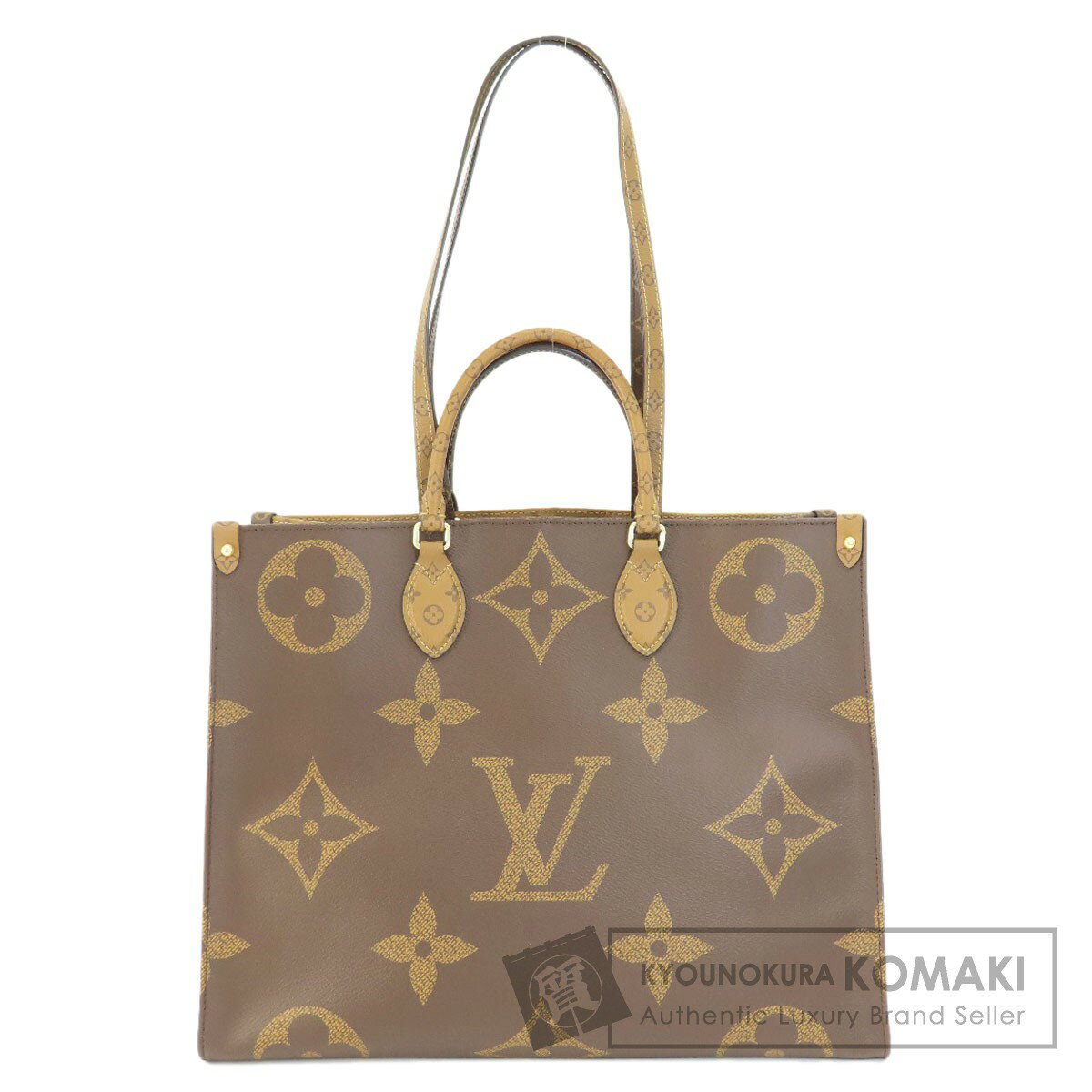 ルイヴィトン M44576 オンザゴーGM モノグラムジャイアント トートバッグ モノグラムリバース レディース 【中古】【LOUIS VUITTON】