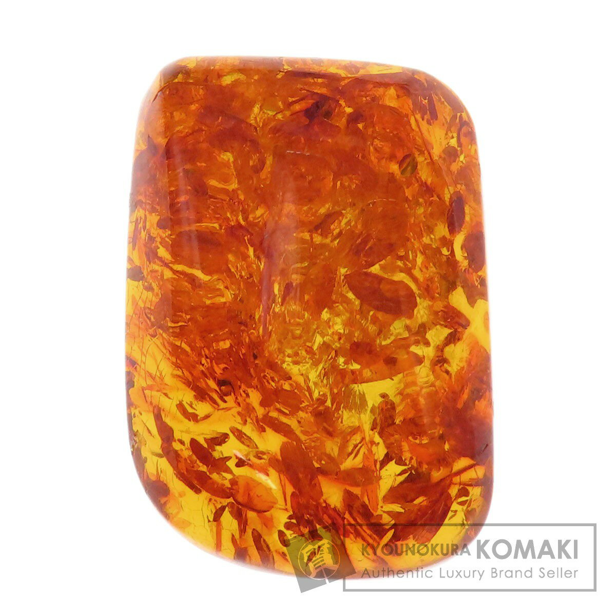 コハク 琥珀 ルース Amber 10.9g レディース 【中古】