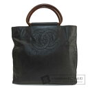 シャネル ココマーク トートバッグ キャビアスキン レディース 【中古】【CHANEL】
