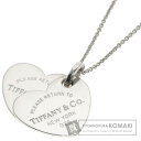 ティファニー リターントゥ ダブルハート ネックレス シルバー レディース 【中古】【TIFFANY&Co.】