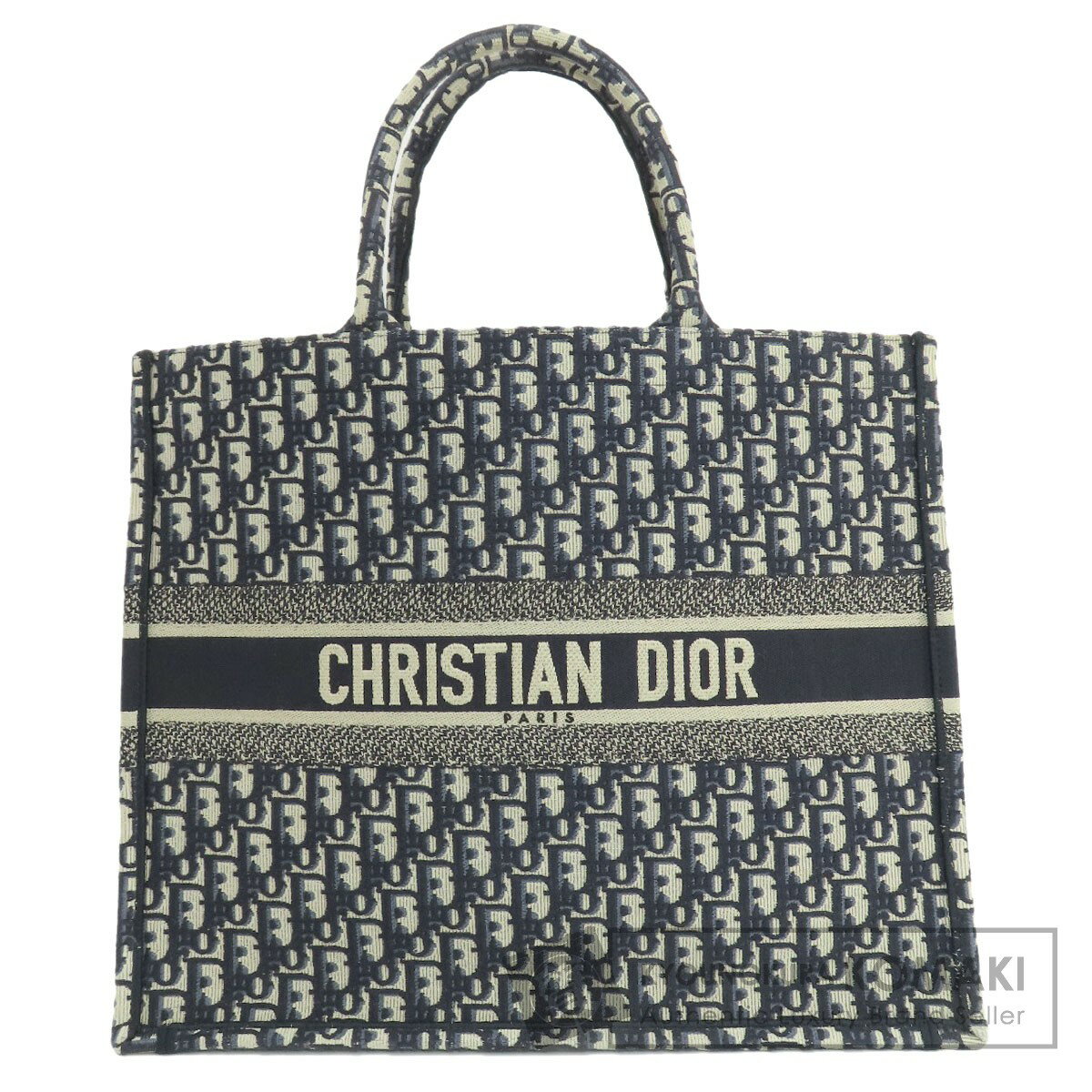 クリスチャンディオール ブックトート トートバッグ キャンバス レディース 【中古】【CHRISTIAN DIOR】