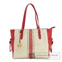 マイケルコース ロゴ トートバッグ レザー レディース 【中古】【Michael Kors】