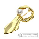 ミキモト アコヤパール 真珠 ブローチ K18イエローゴールド レディース 【中古】【MIKIMOTO】
