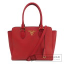 プラダ サフィアーノ 2WAY ハンドバッグ レザー レディース 【中古】【PRADA】(4)