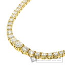 ミキモト テニスネックレス ダイヤモンド ネックレス K18イエローゴールド レディース 【中古】【MIKIMOTO】