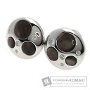 タサキ シェル ダイヤモンド イヤリング K18ホワイトゴールド レディース 【中古】【TASAKI】