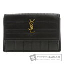 サンローラン ロゴモチーフ コインケース カーフ レディース 【中古】【SAINT LAURENT】