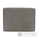 フェンディ 7M0280 ミニウォレット 三つ折り バゲット 二つ折り財布(小銭入れあり) カーフ メンズ 【中古】【FENDI】(4)