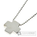 ティファニー ローマン クロス ネックレス シルバー レディース 【中古】【TIFFANY&Co.】