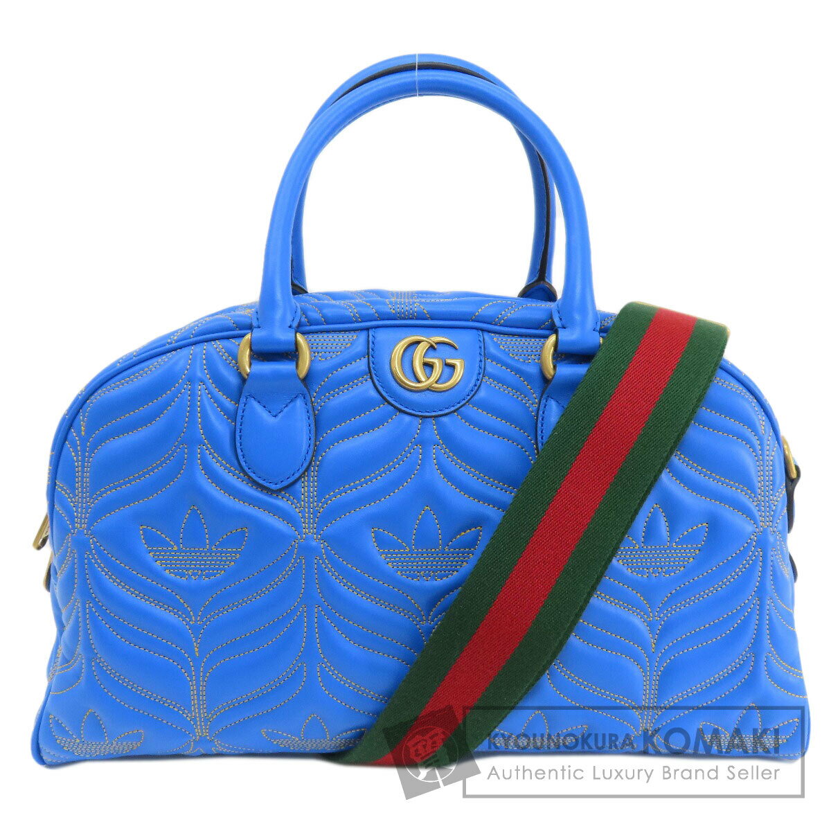 グッチ 722114 アディダスコラボ 2WAY トートバッグ レザー レディース 【中古】【GUCCI】