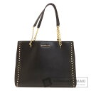 マイケルコース ロゴ トートバッグ レザー レディース 【中古】【Michael Kors】