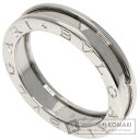 ブルガリ B-zero1 ビーゼロワン 1バンド XS #61 リング・指輪 K18ホワイトゴールド レディース 【中古】【BVLGARI】