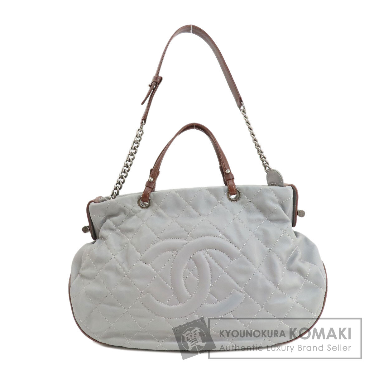 シャネル マトラッセ 2WAY トートバッグ カーフ レディース 【中古】【CHANEL】