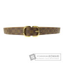 ルイヴィトン M9744 ベルト・ミニ 25MM ダミエ エベヌ ベルト ダミエキャンバス メンズ 【中古】【LOUIS VUITTON】