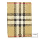 バーバリー ノバチェック カードケース PVC レディース 【中古】【BURBERRY】