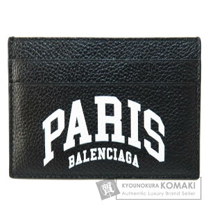 バレンシアガ 594309 ロゴ カードケース レザー レディース 【中古】【BALENCIAGA】