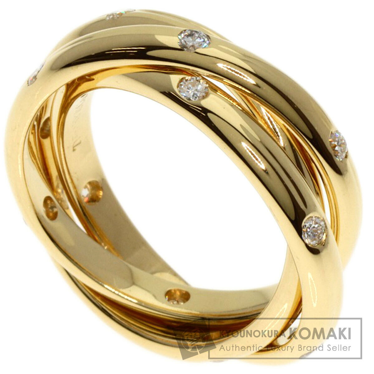 ティファニー ドッツリング 3連 ダイヤモンド リング・指輪 K18イエローゴールド レディース 【中古】【TIFFANY&Co.】のサムネイル