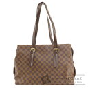 ルイヴィトン N51119 チェルシー ダミエ エベヌ トートバッグ ダミエキャンバス レディース 【中古】【LOUIS VUITTON】