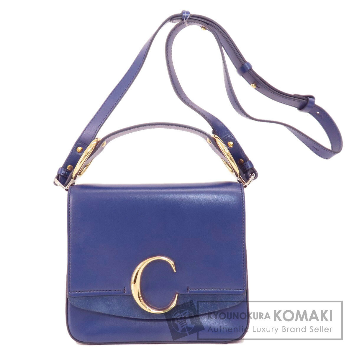 クロエ クロエC ロングショルダー ショルダーバッグ レザー レディース 【中古】【CHLOE】