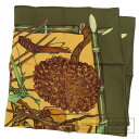 エルメス カレ90 JARDIN CREOLE クレオルの楽園 スカーフ シルク レディース 【中古】【HERMES】