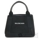 バレンシアガ 339933 ネイビーカバス ハンドバッグ キャンバス レディース 【中古】【BALENCIAGA】