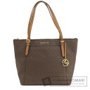 マイケルコース MKシグネチャー トートバッグ PVC レディース 【中古】【Michael Kors】