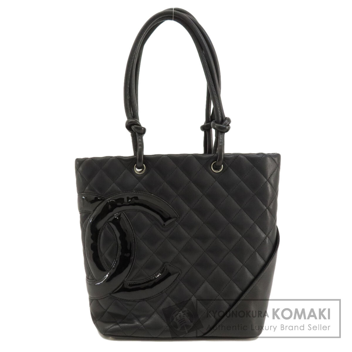 シャネル A25166 カンボンライン スモール シルバー金具 ハンドバッグ カーフ レディース 【中古】【CHANEL】