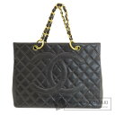 シャネル マトラッセ チェーンバッグ トートバッグ キャビアスキン レディース 【中古】【CHANEL】