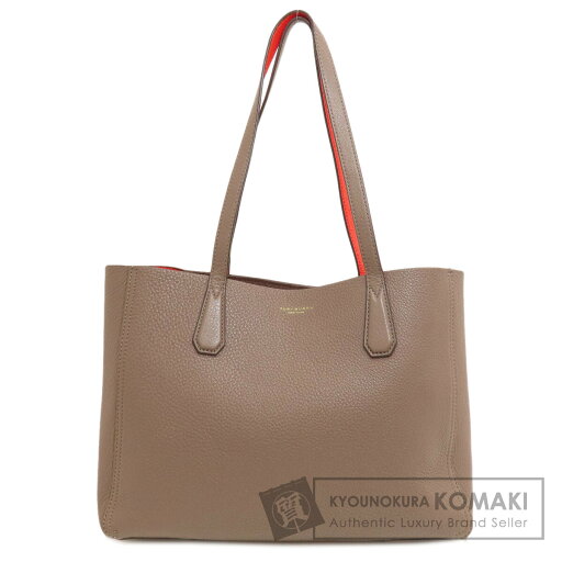 トリーバーチ ロゴ トートバッグ レザー レディース 【中古】【Tory Burch】 トリーバーチ ロゴ トートバッグ レザー レディース 【中古】【Tory Burch】