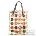 バーバリー ボトルキャッププリント トートバッグ ナイロン素材 レディース 【中古】【BURBERRY】
