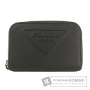 プラダ ロゴ サフィアーノ コインケース レザー レディース 【中古】【PRADA】