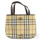 バーバリー ノバチェック ハンドバッグ PVC レディース 【中古】【BURBERRY】